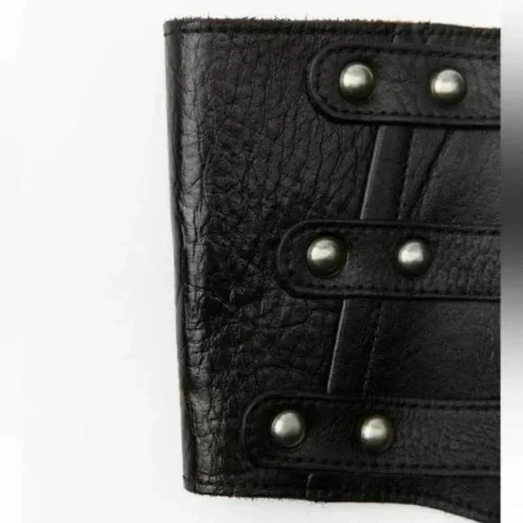 ZARA STUDDED 100% COW LEATHER CUMMERBUND ZARA STUDDED 100% COW LEATHER CUMMERBUND Belts main image 4